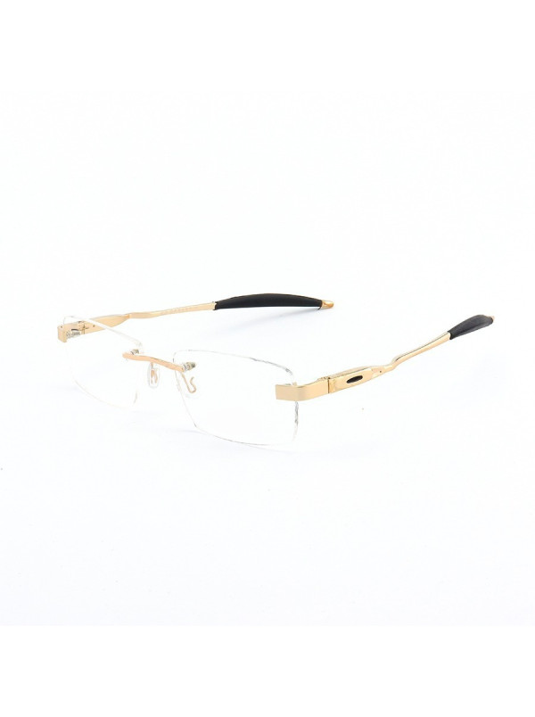 Armação de Óculos Flutuante Sem Aro O1267 Dourado
