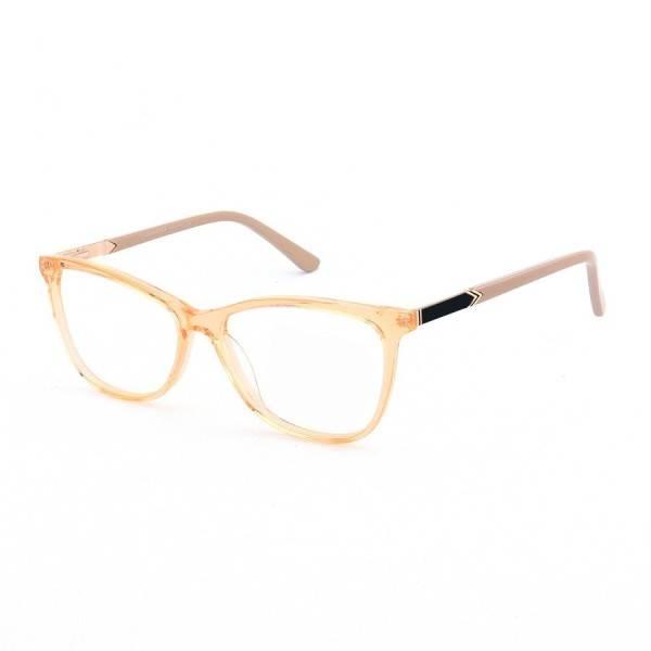 Armação de Óculos Quadrada  DG6109 Laranja e Nude