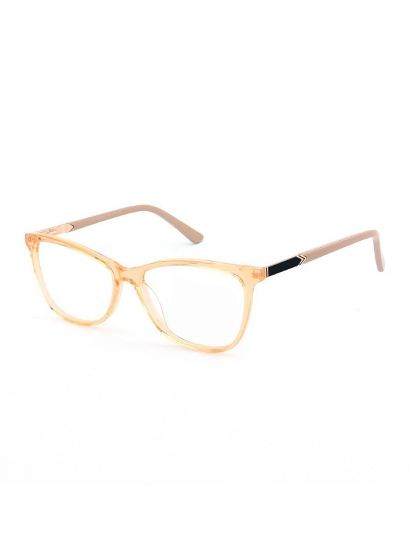 Armação de Óculos Quadrada  DG6109 Laranja e Nude