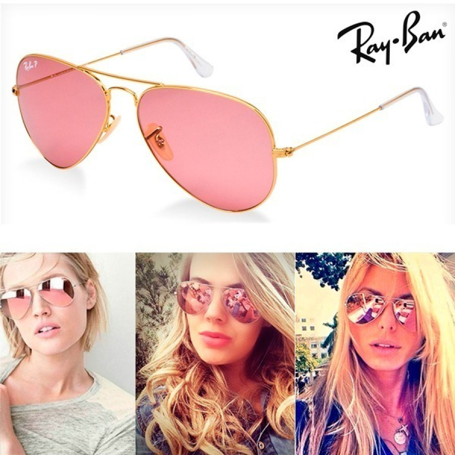 Rayban aviador rosa Clearance