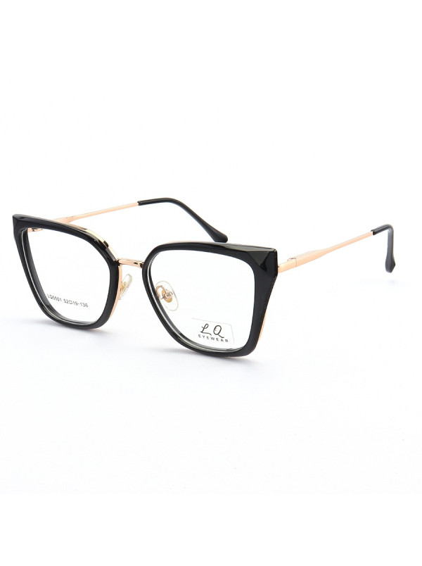 Armação de Óculos Quadrado LQ5501 Preto