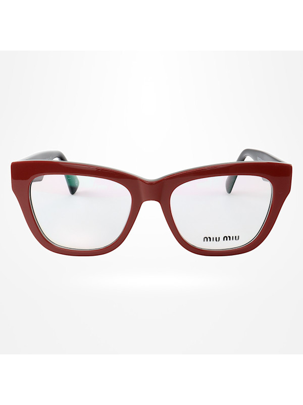 Armação de Óculos Gatinho VMV03UV Vermelho e Preto
