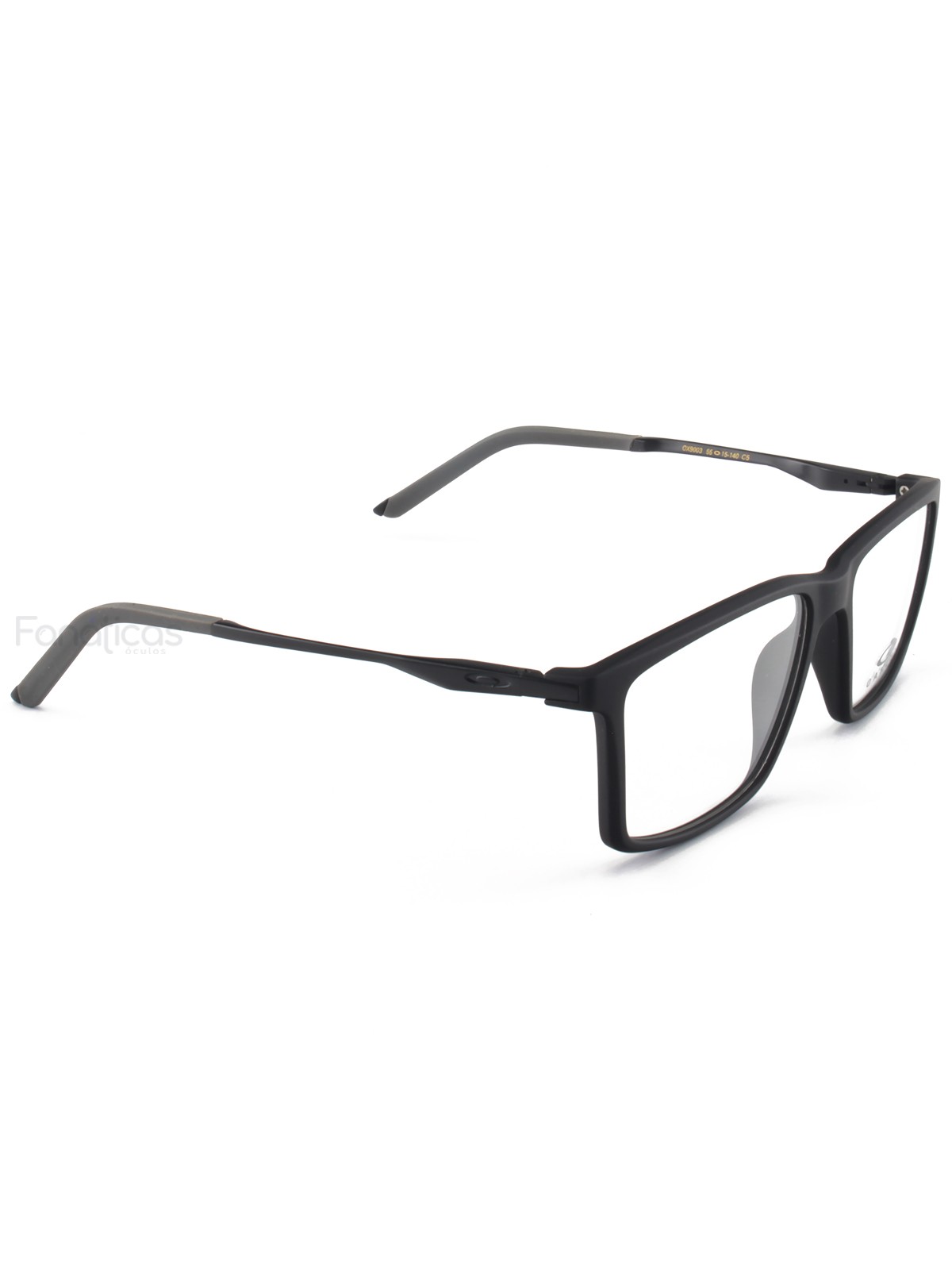 Armacao de Óculos Masculina OX9003 Preta e Cinza