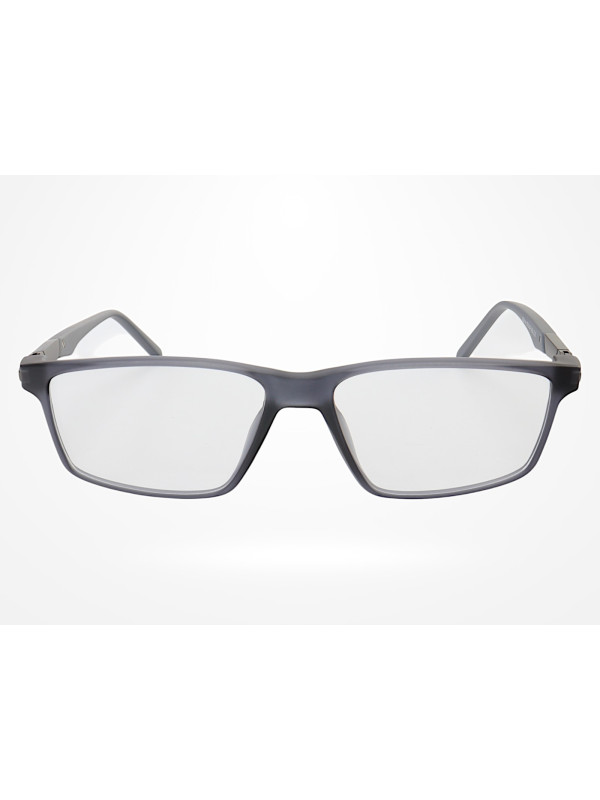 Armação de Óculos Masculina Retangular Molas 180 C10 GZ9141 Cinza