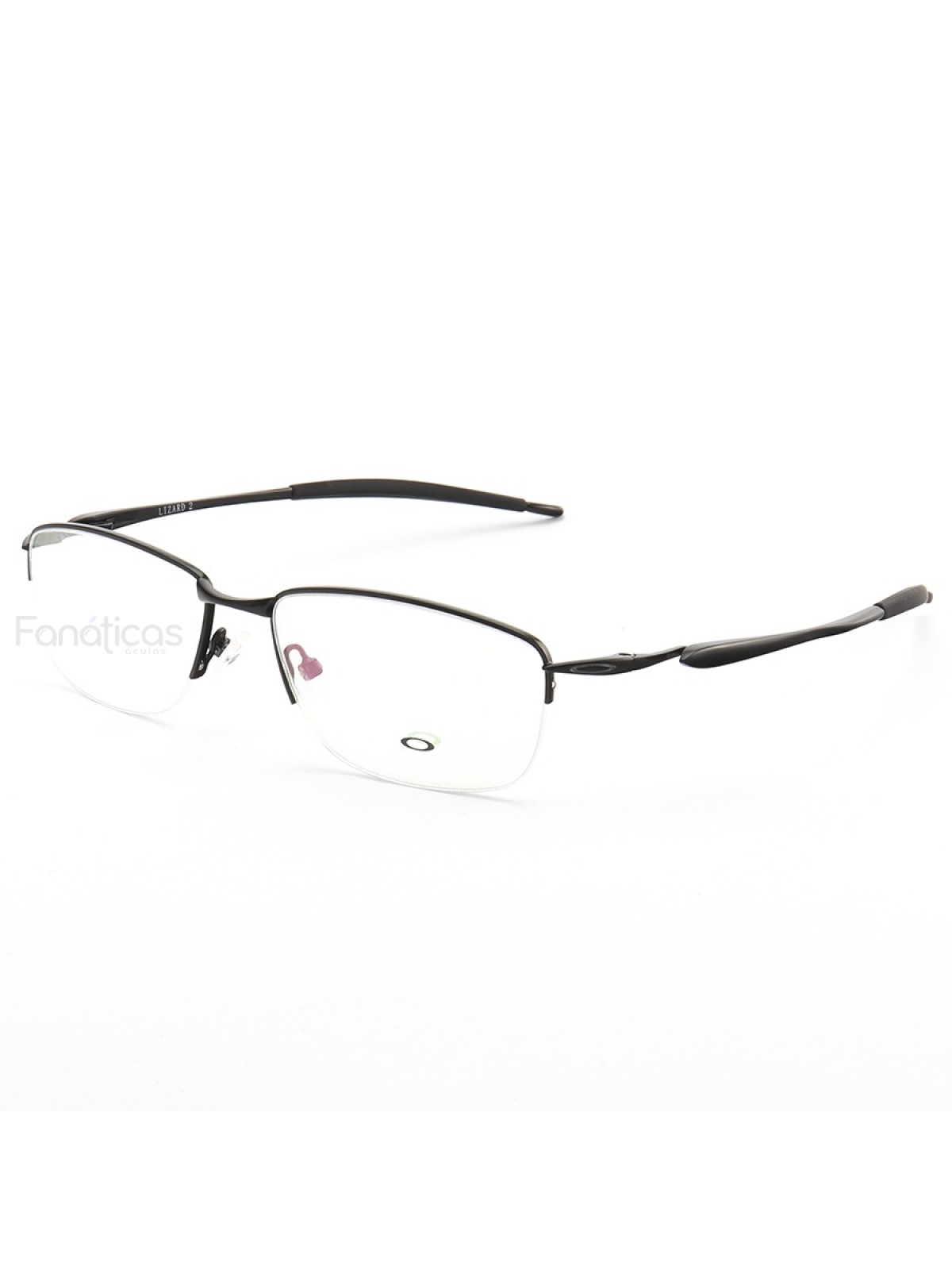 Armação de Óculos Meio Aro Lizard 2 OX5120 Preto