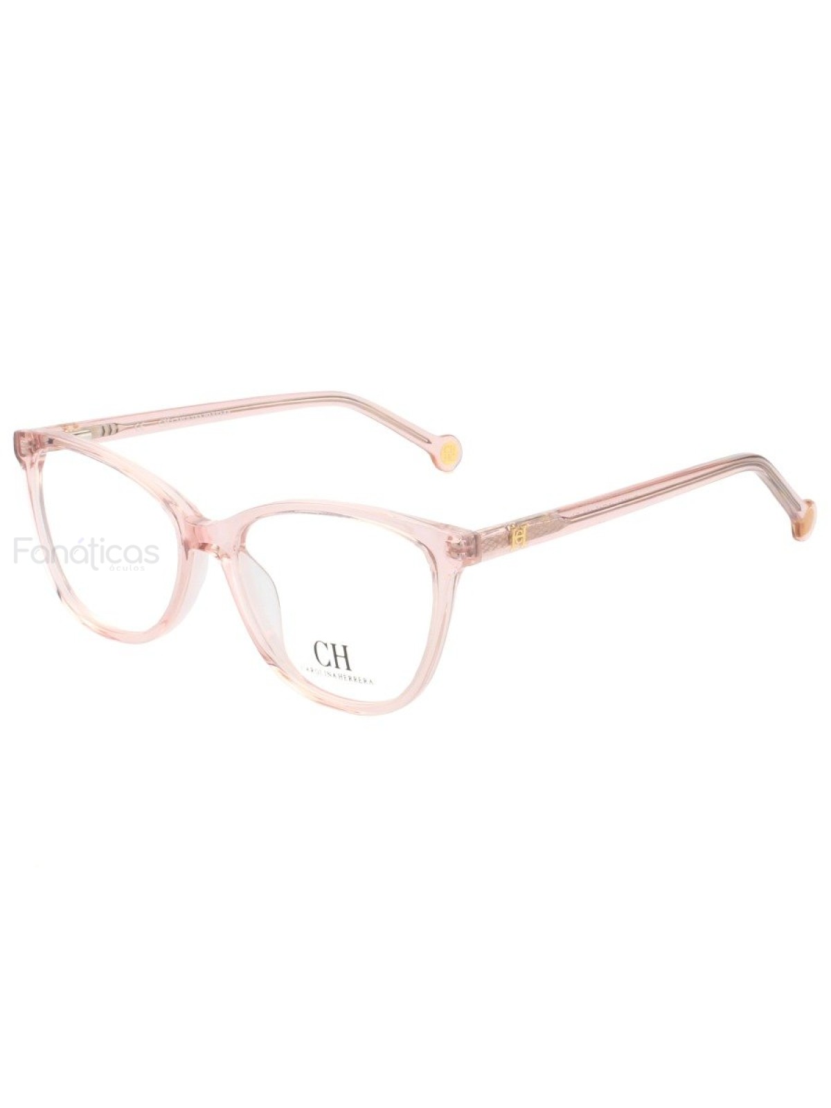 Armação de Oculos Oval CH2281 - Rosa Translúcido