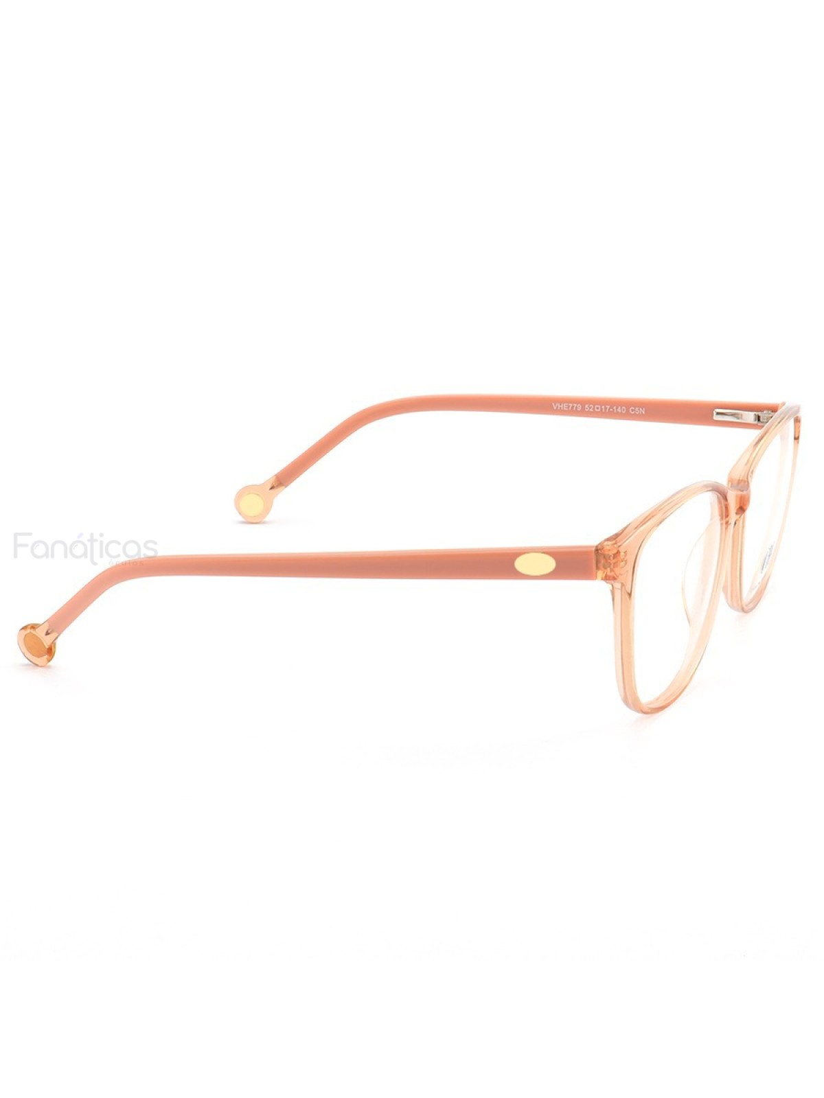 Armação de Óculos  Quadrada  VHE779 Creme e Nude