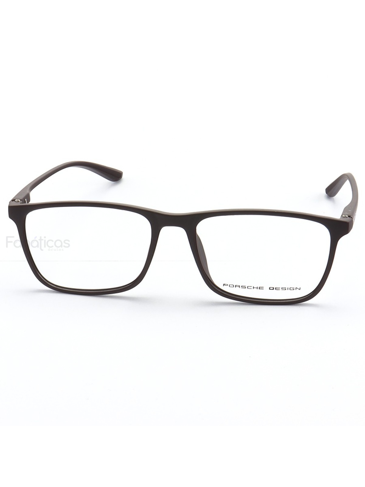 Armação de Óculos  Retangular Porsche Design P5151 Marrom