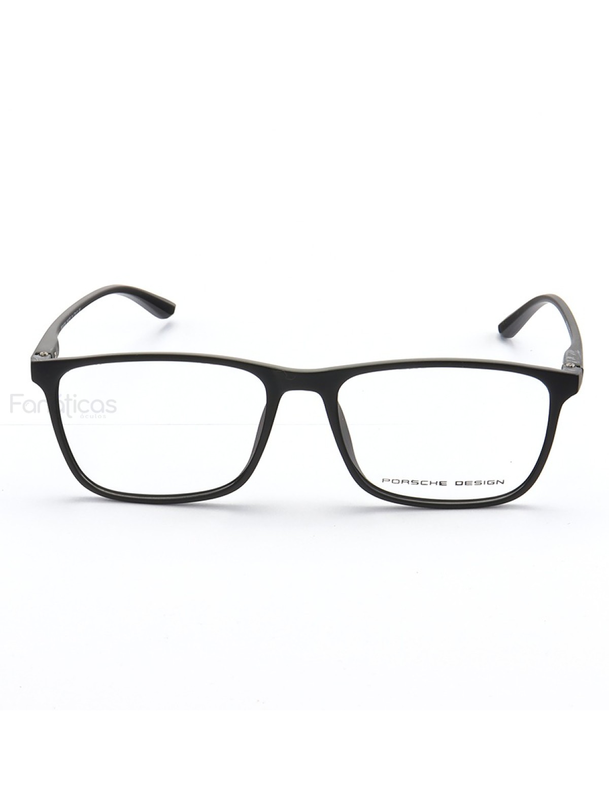 Armação de Óculos  Retangular Porsche Design P5151 Preta
