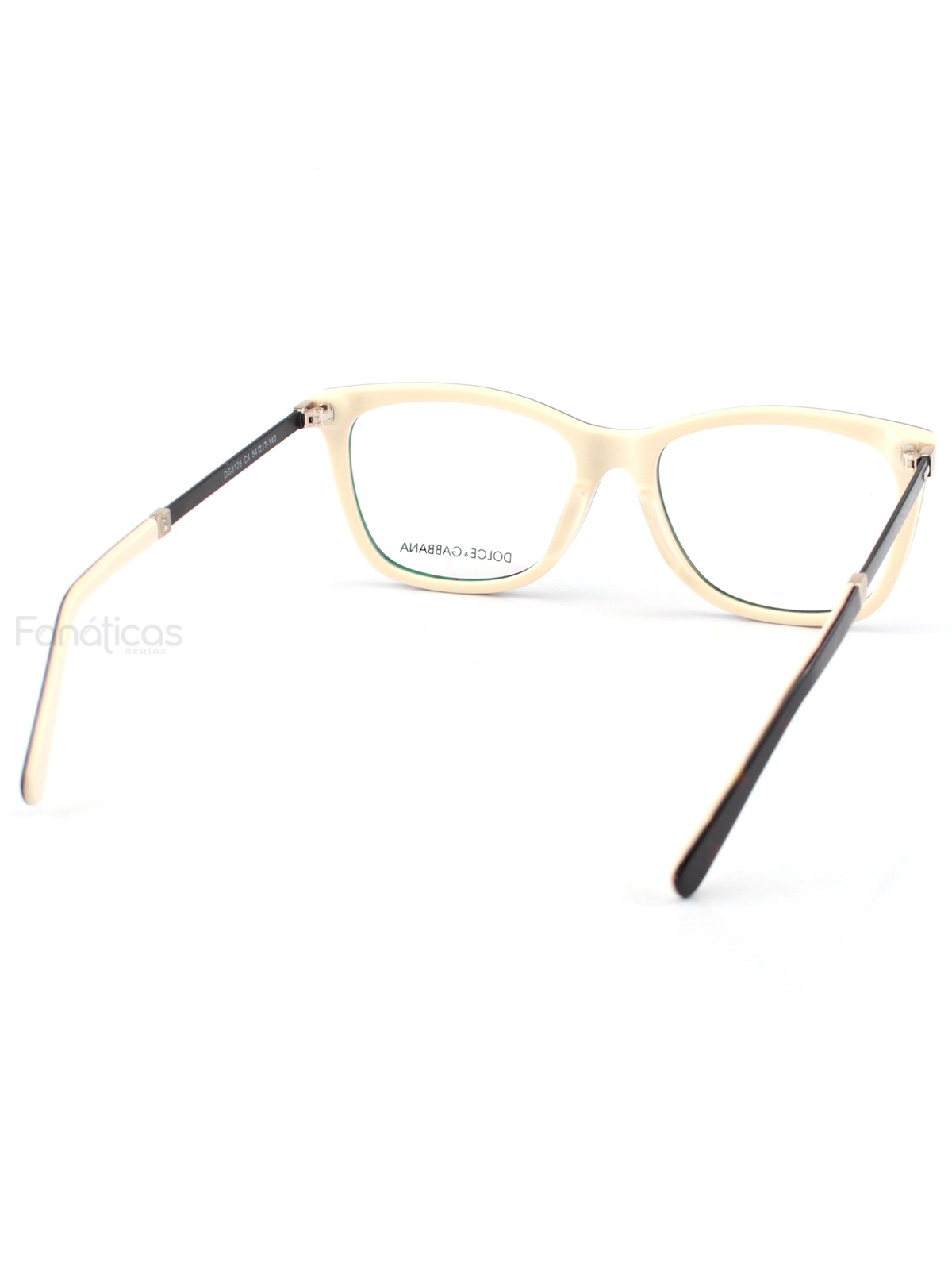 Armacao de Óculos - DG3126 Marrom e Creme