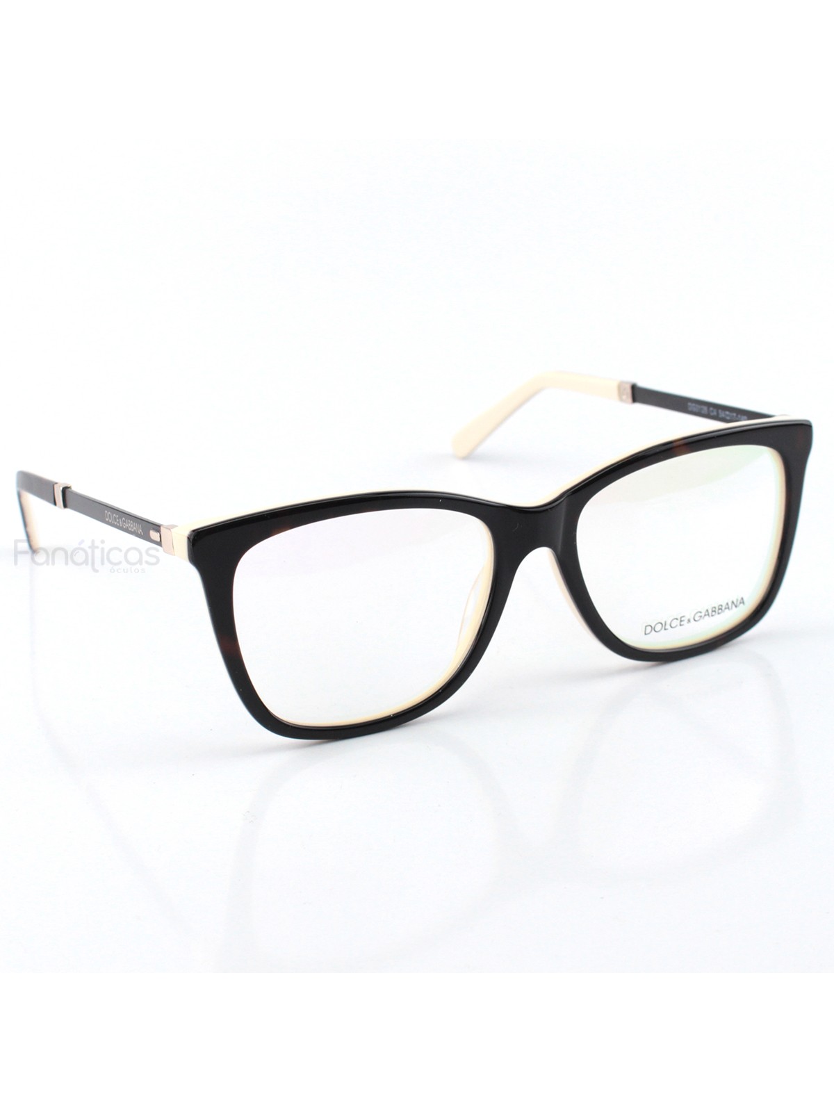 Armacao de Óculos - DG3126 Marrom e Creme