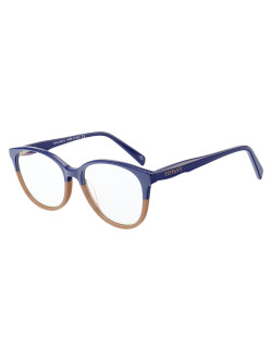 Armação de Óculos Oval TF2175 Azul e Nude