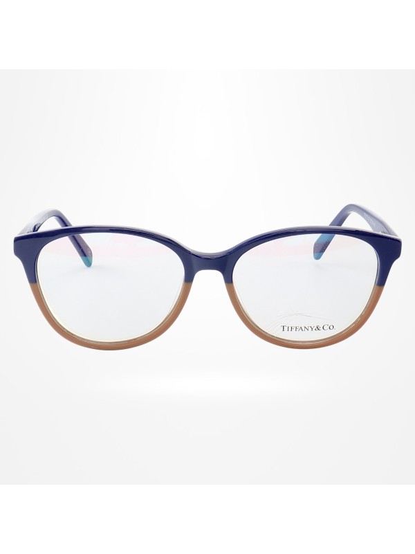 Armação de Óculos Oval TF2175 Azul e Nude
