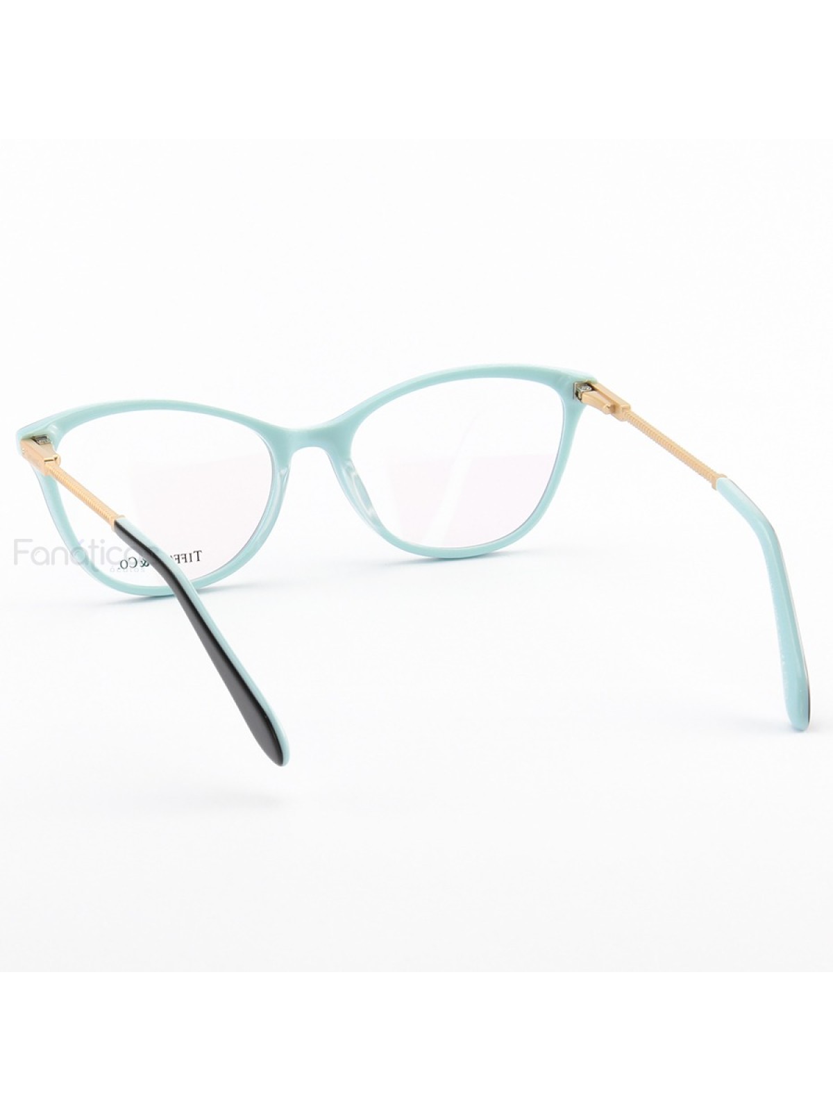 Armação de Óculos Oval TF2668 Preto e Azul