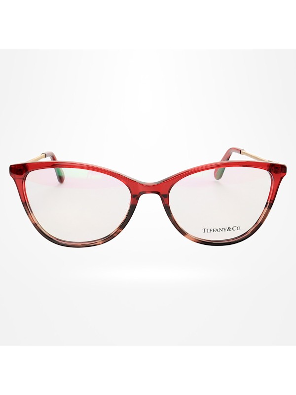 Armação de Óculos Oval TF2668 Vermelho Degrade