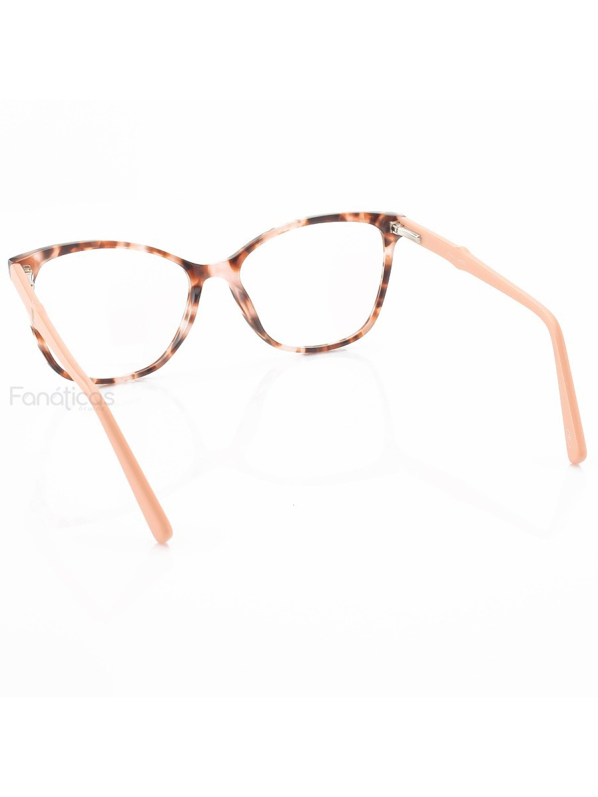 Armação de Óculos Quadrada  PC8470 Tartaruga e Rosa