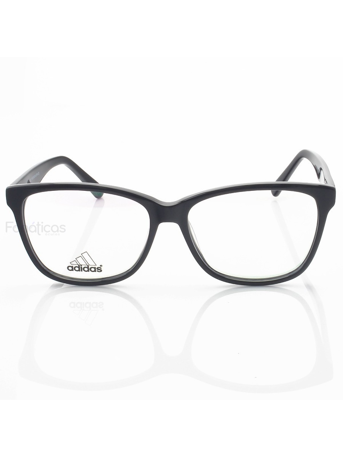 Armação de Óculos Quadrada Adidas A692 Preto