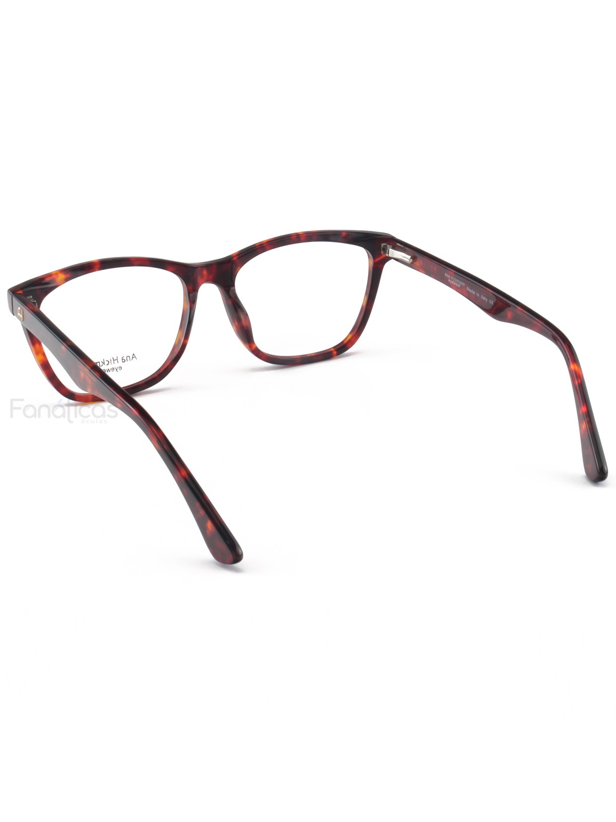 Armacao de Óculos Quadrada AH6225 Marrom Tartaruga