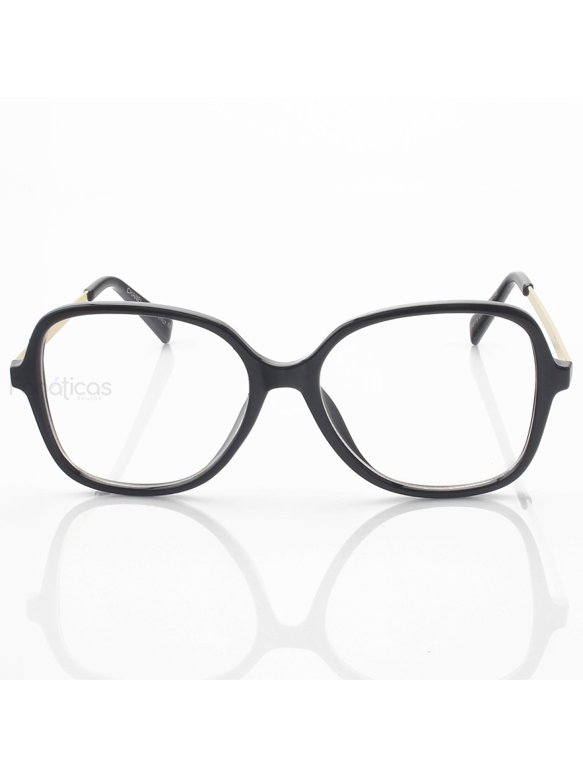 Armação de Óculos Quadrada CH4241 Preto