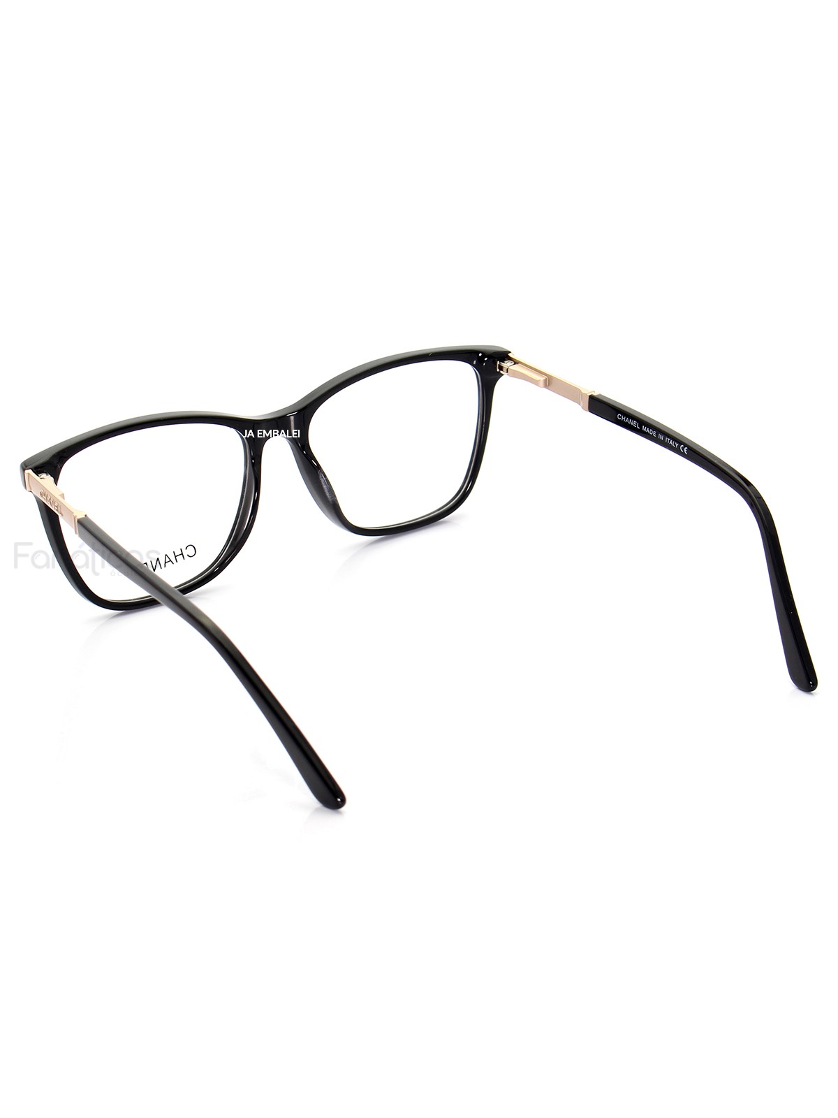 Armação de Óculos Quadrada CH6821 Preto