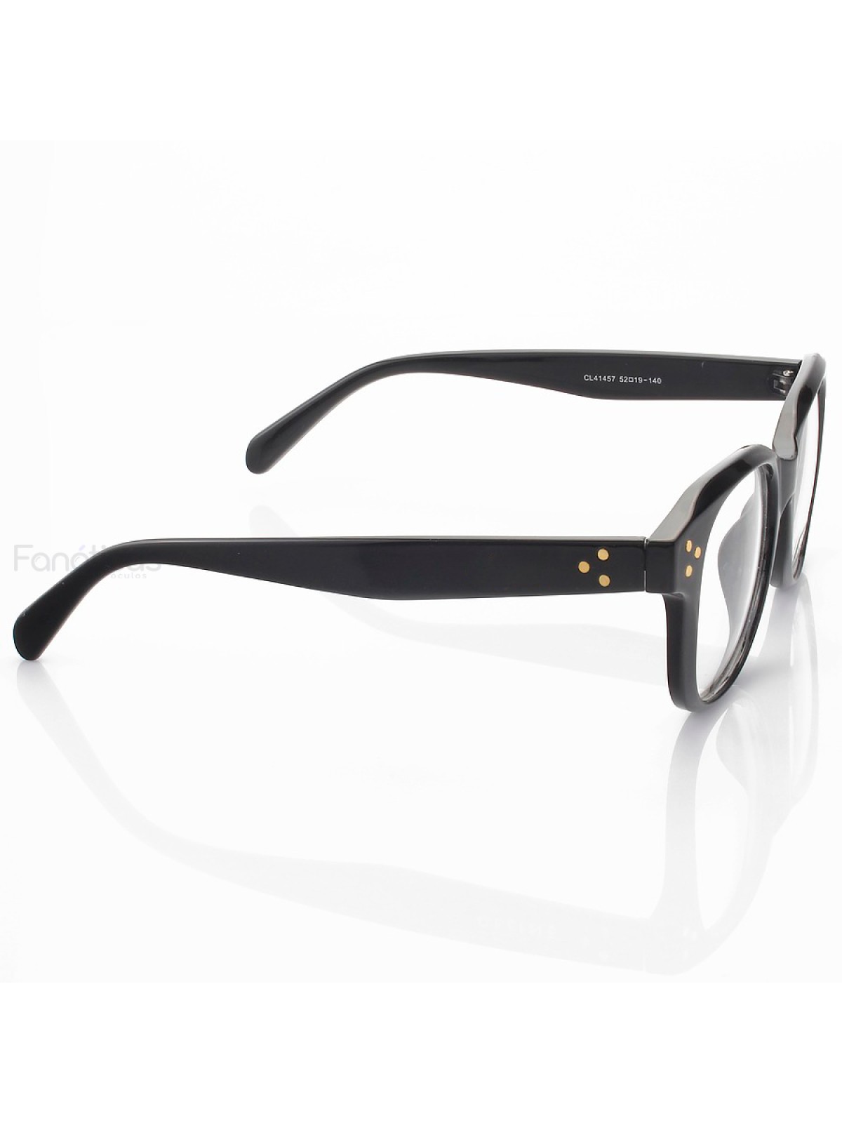 Armação de Óculos Quadrada CL41457 Preto