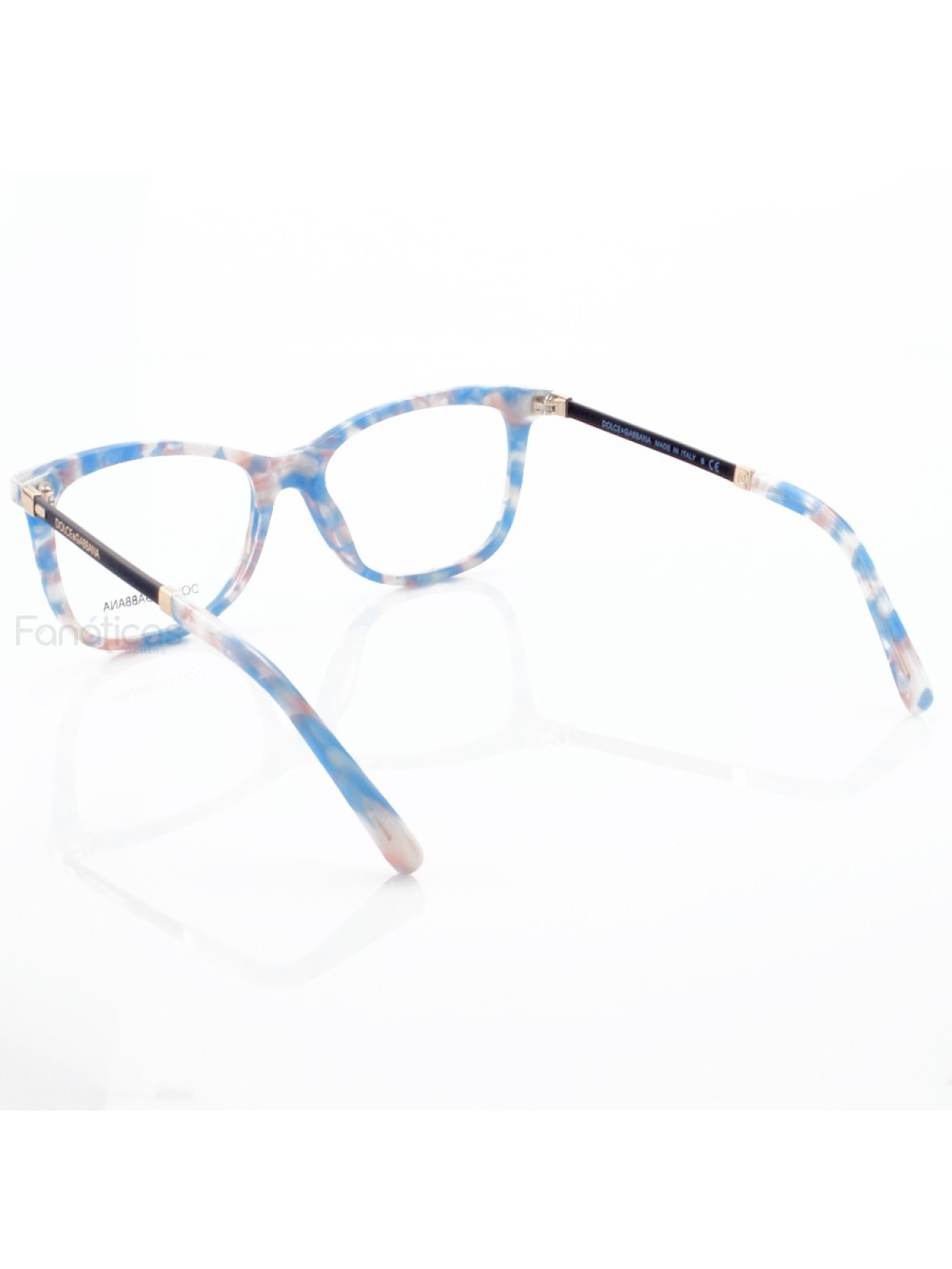 Armação de Óculos Quadrada DG3126 Azul Bebe