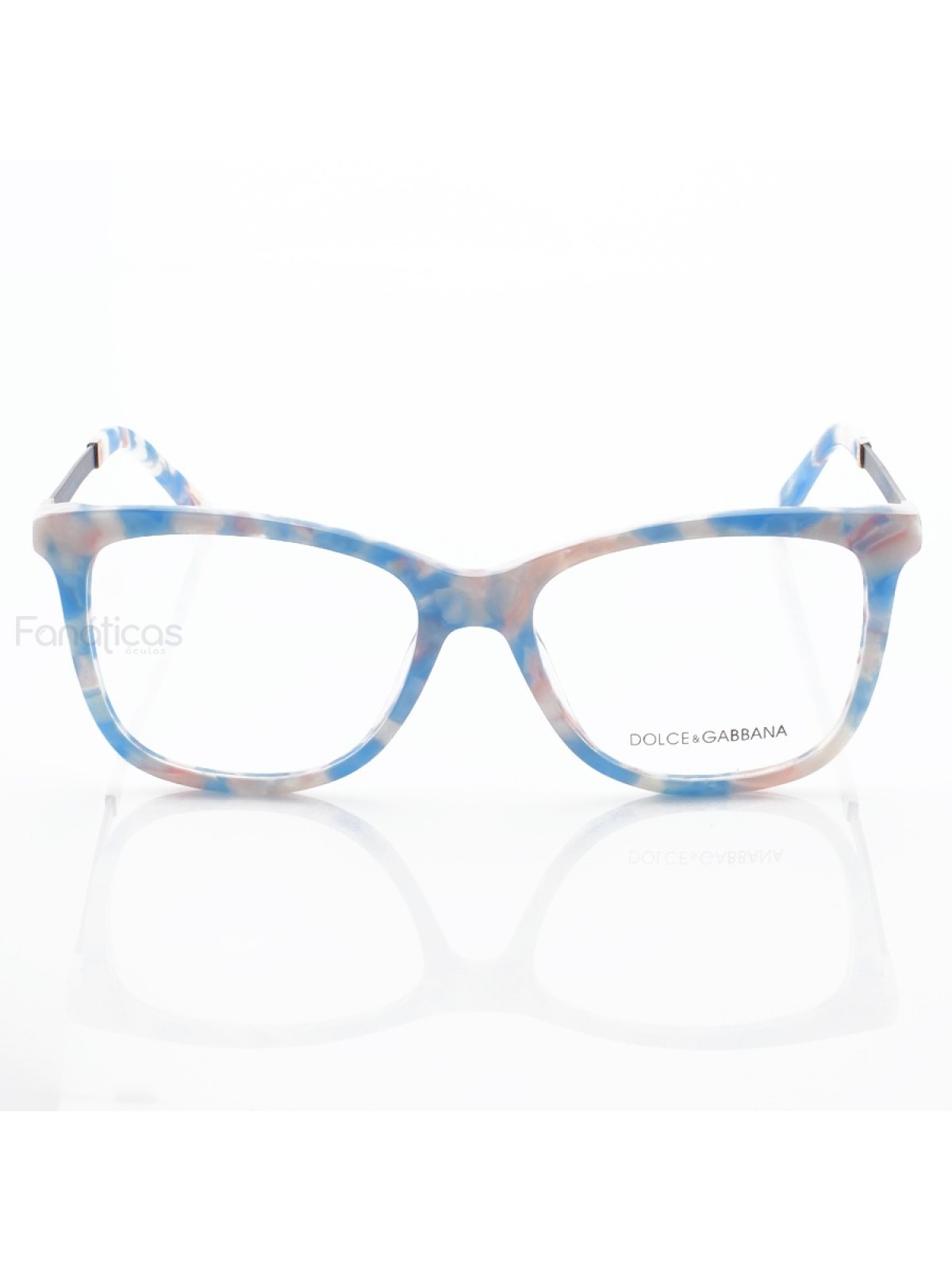 Armação de Óculos Quadrada DG3126 Azul Bebe