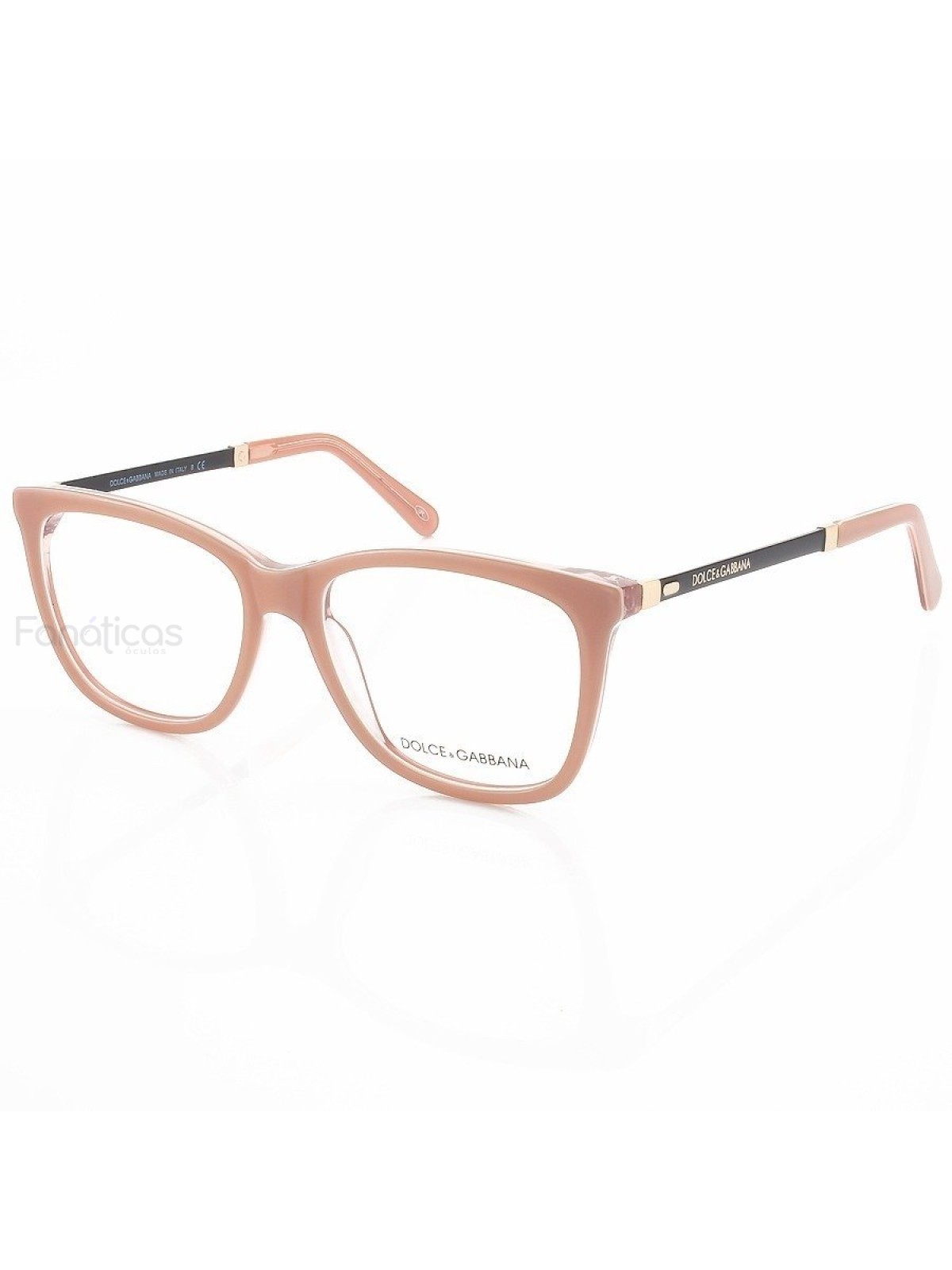 Armação de Óculos Quadrada DG3126 Rose
