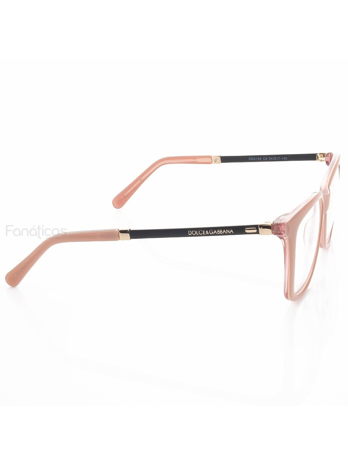 Armação de Óculos Quadrada DG3126 Rose
