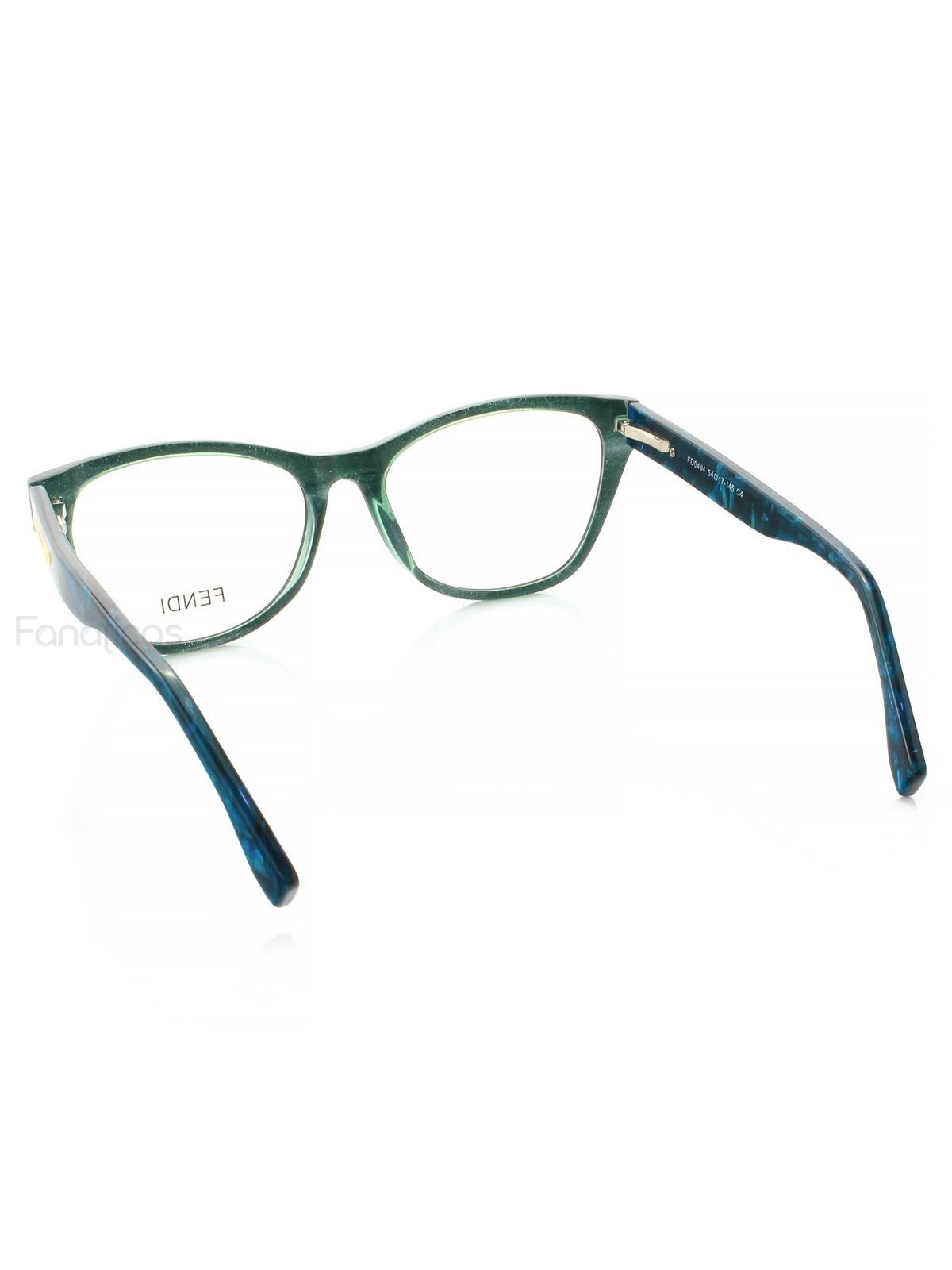 Armação de Óculos Quadrada FD0404 Verde