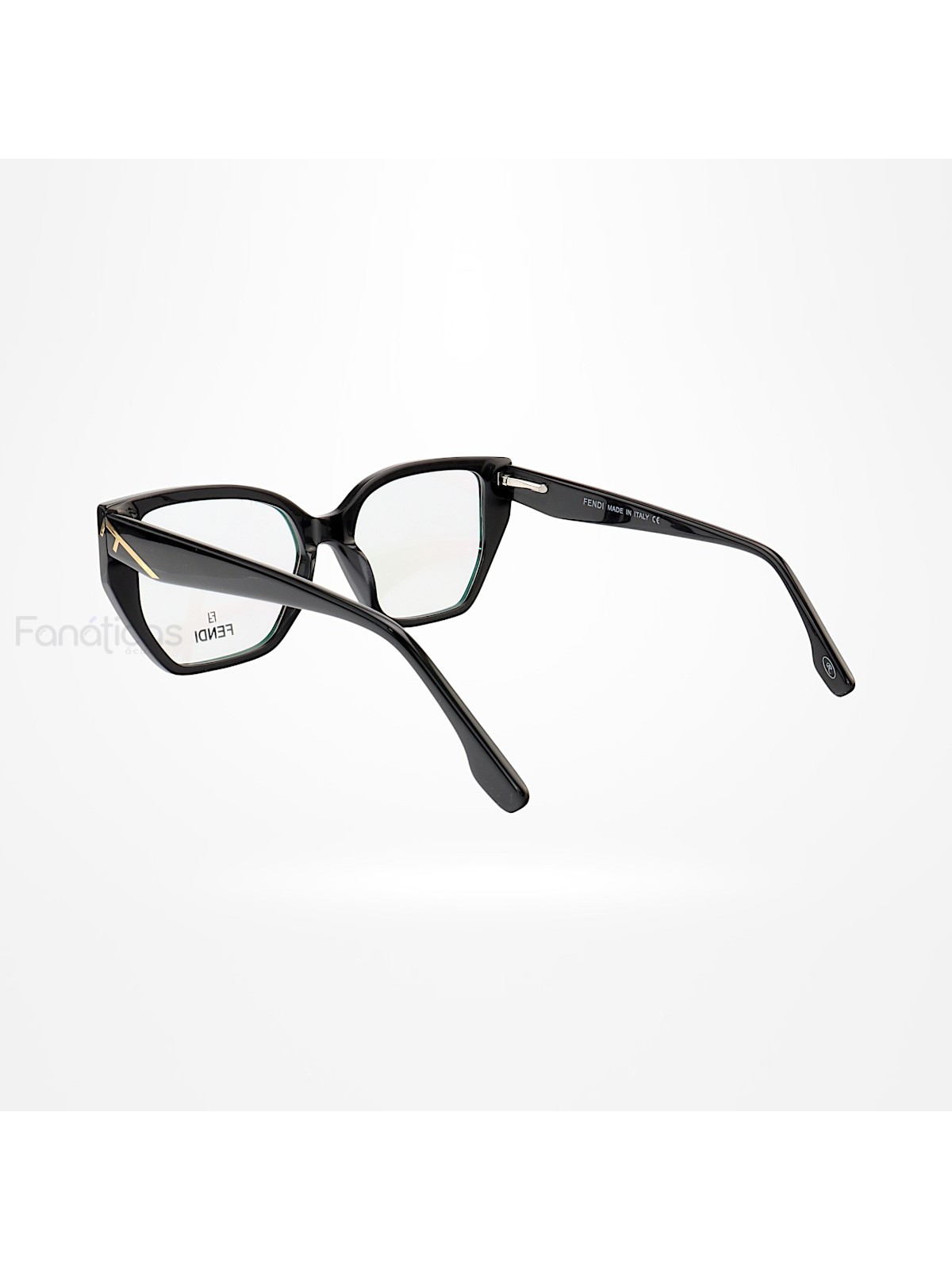 Armação de Óculos Quadrada FE50073 Preto