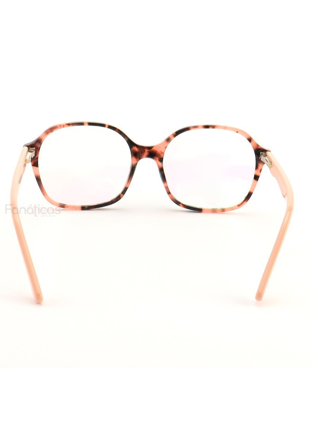 Armação de Óculos Quadrada GG002590 Rosa Tartaruga