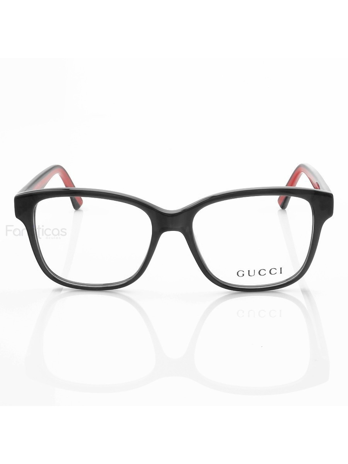Armacao de Óculos Quadrada GG0402 Preto