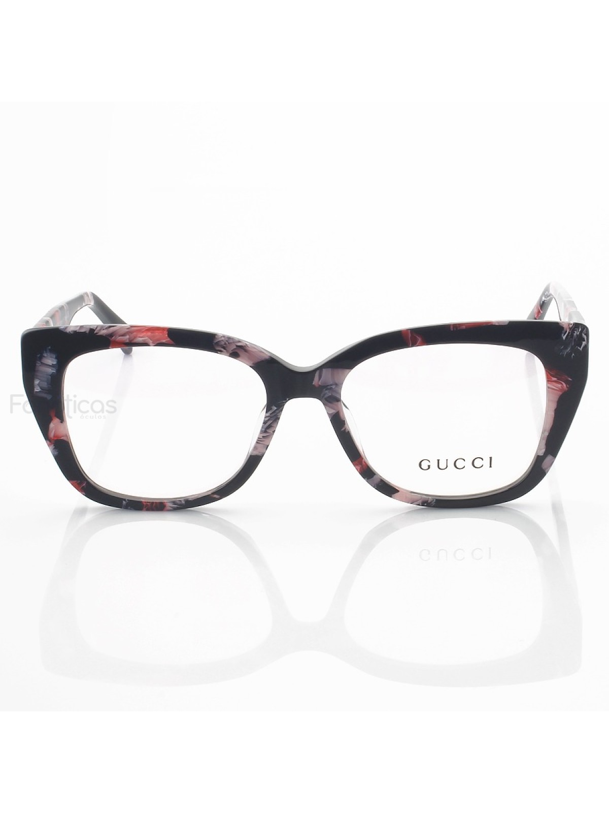 Armação de Óculos Quadrada GG650 Floral