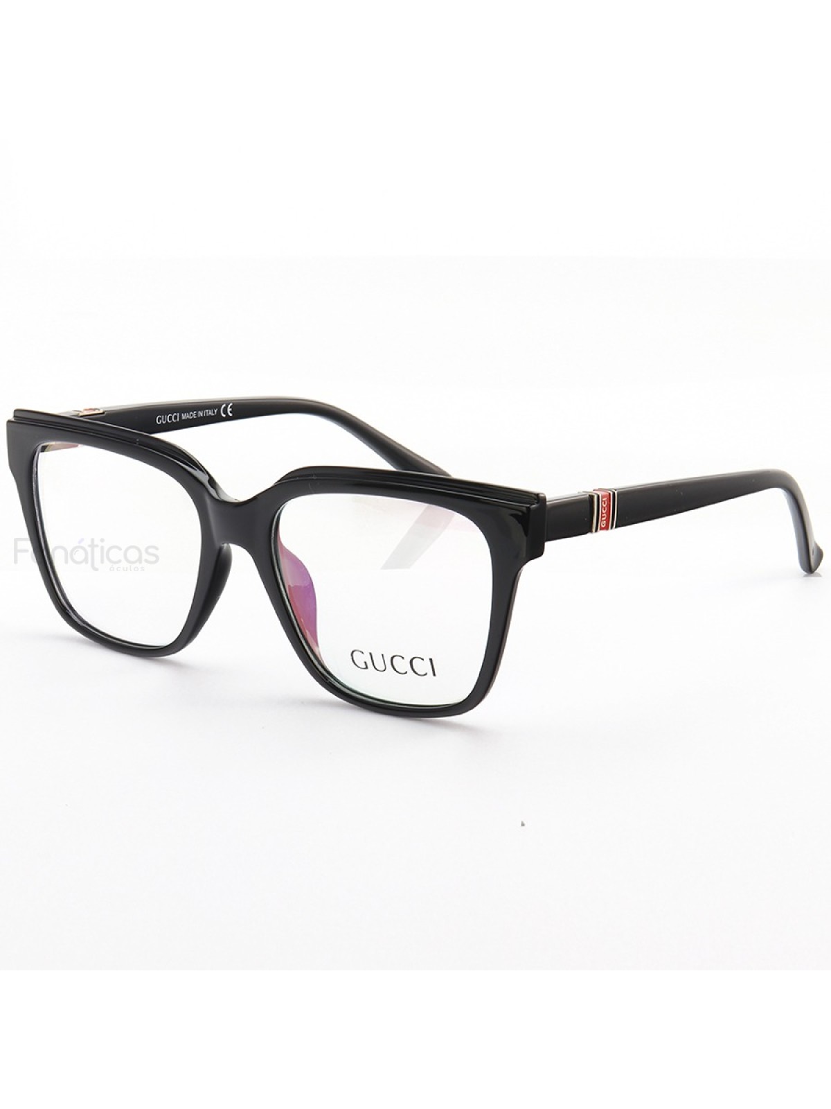 Armação de Óculos Quadrada GG9051 Preto