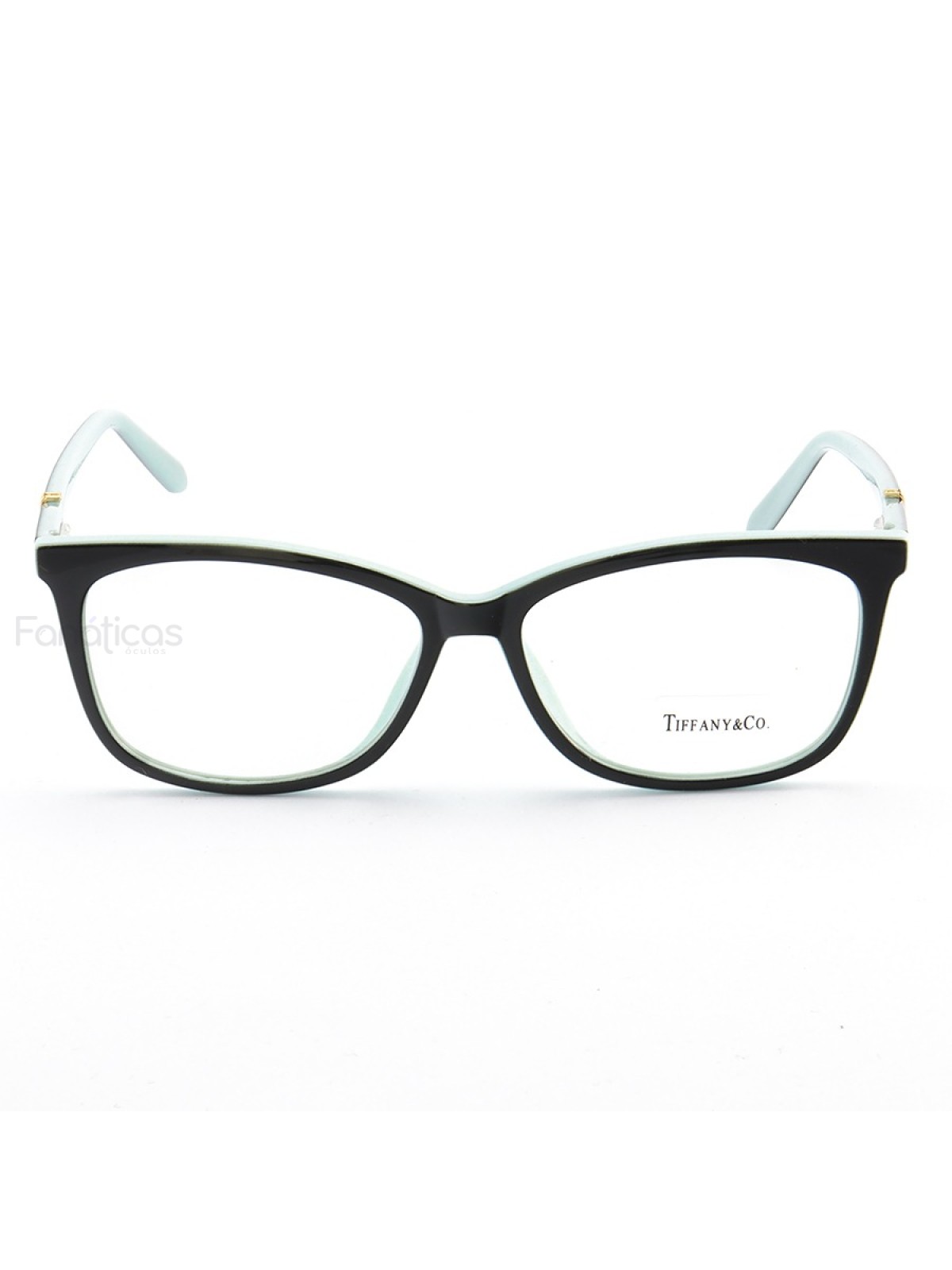 Armação de Óculos Quadrada LQ93345 Preto e Azul