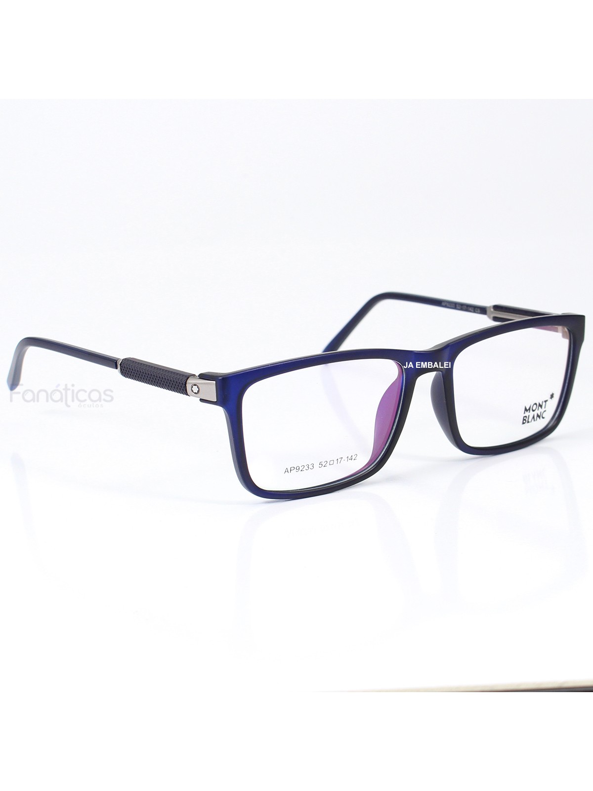 Armação de Óculos Quadrada Masculina AP9233 - Azul
