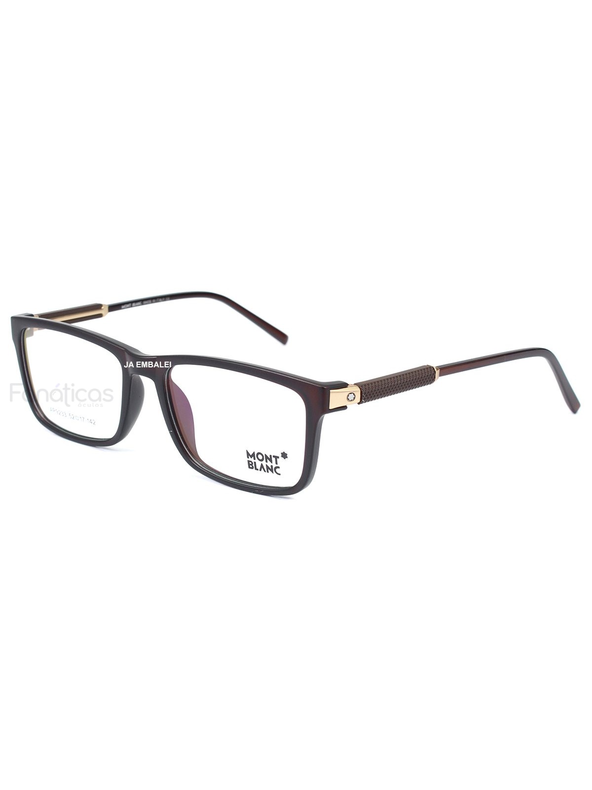Armação de Óculos Quadrada Masculina AP9233 - Marrom
