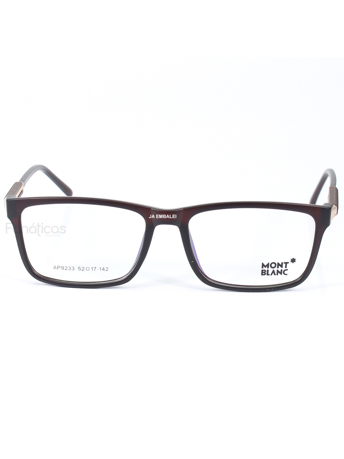 Armação de Óculos Quadrada Masculina AP9233 - Marrom