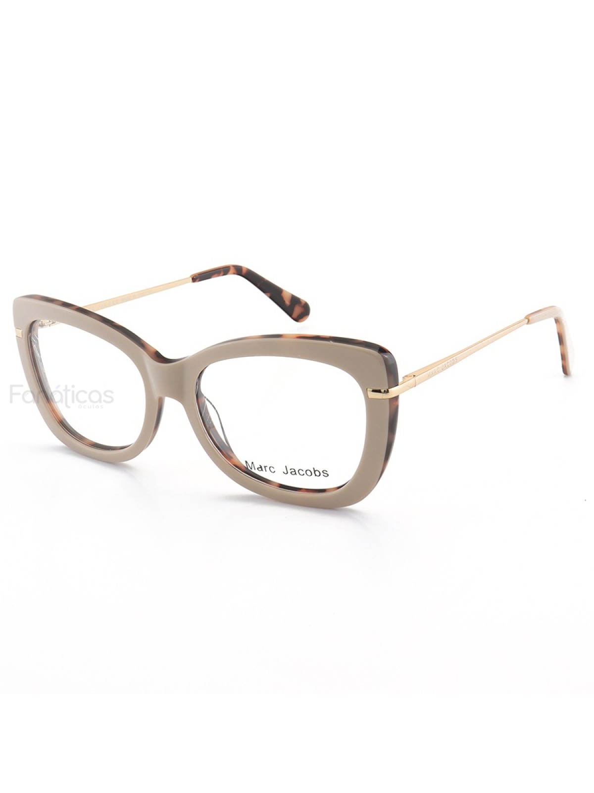 Armação de Oculos Quadrada Mj545 Off-White