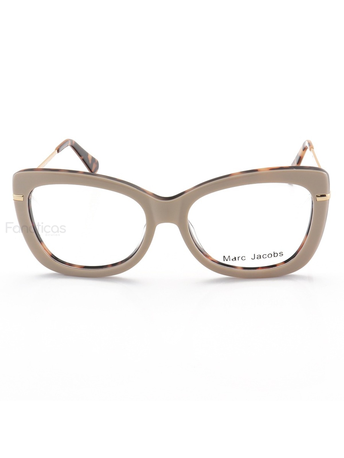 Armação de Oculos Quadrada Mj545 Off-White