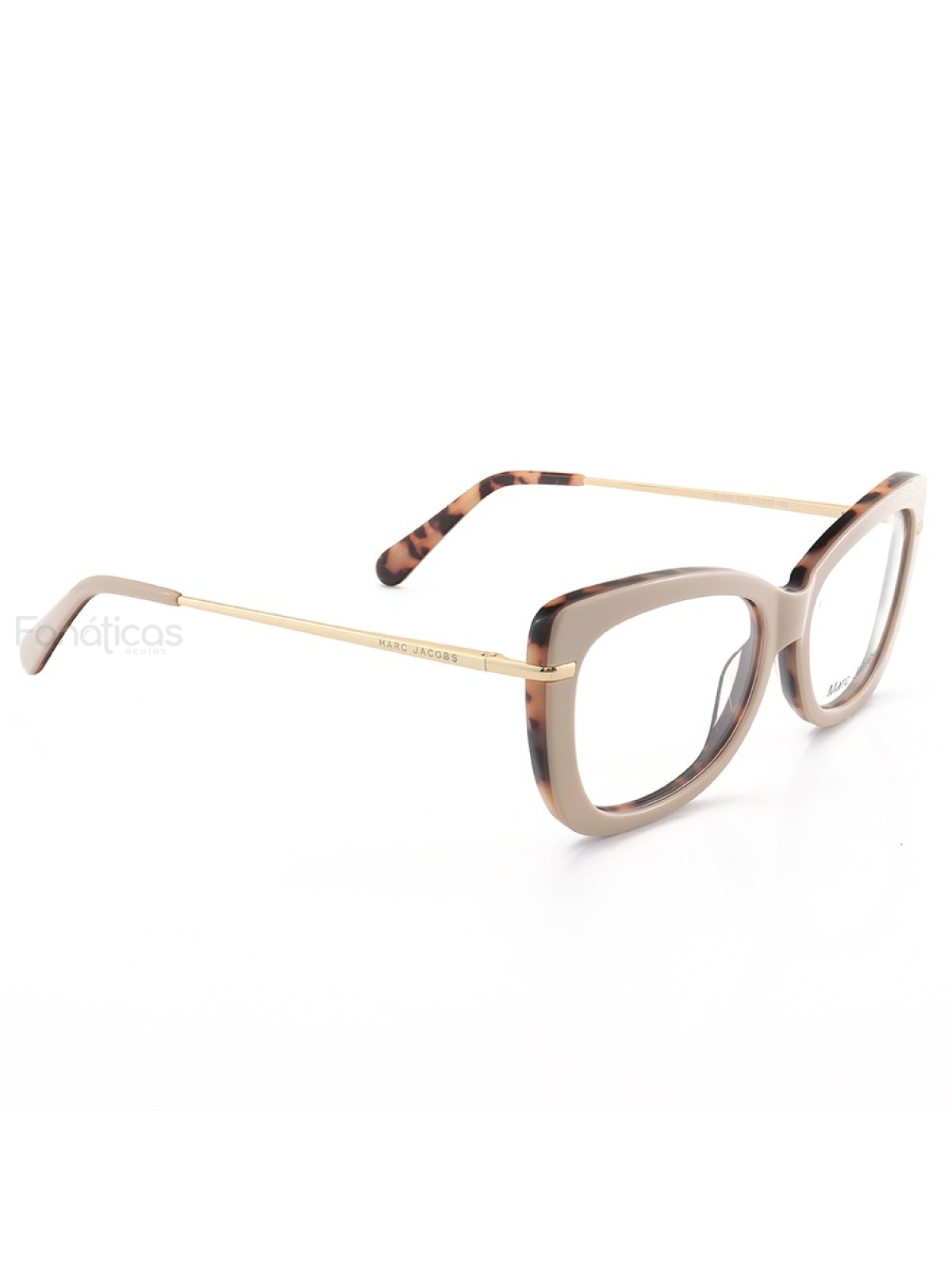 Armação de Oculos Quadrada Mj545 Off-White