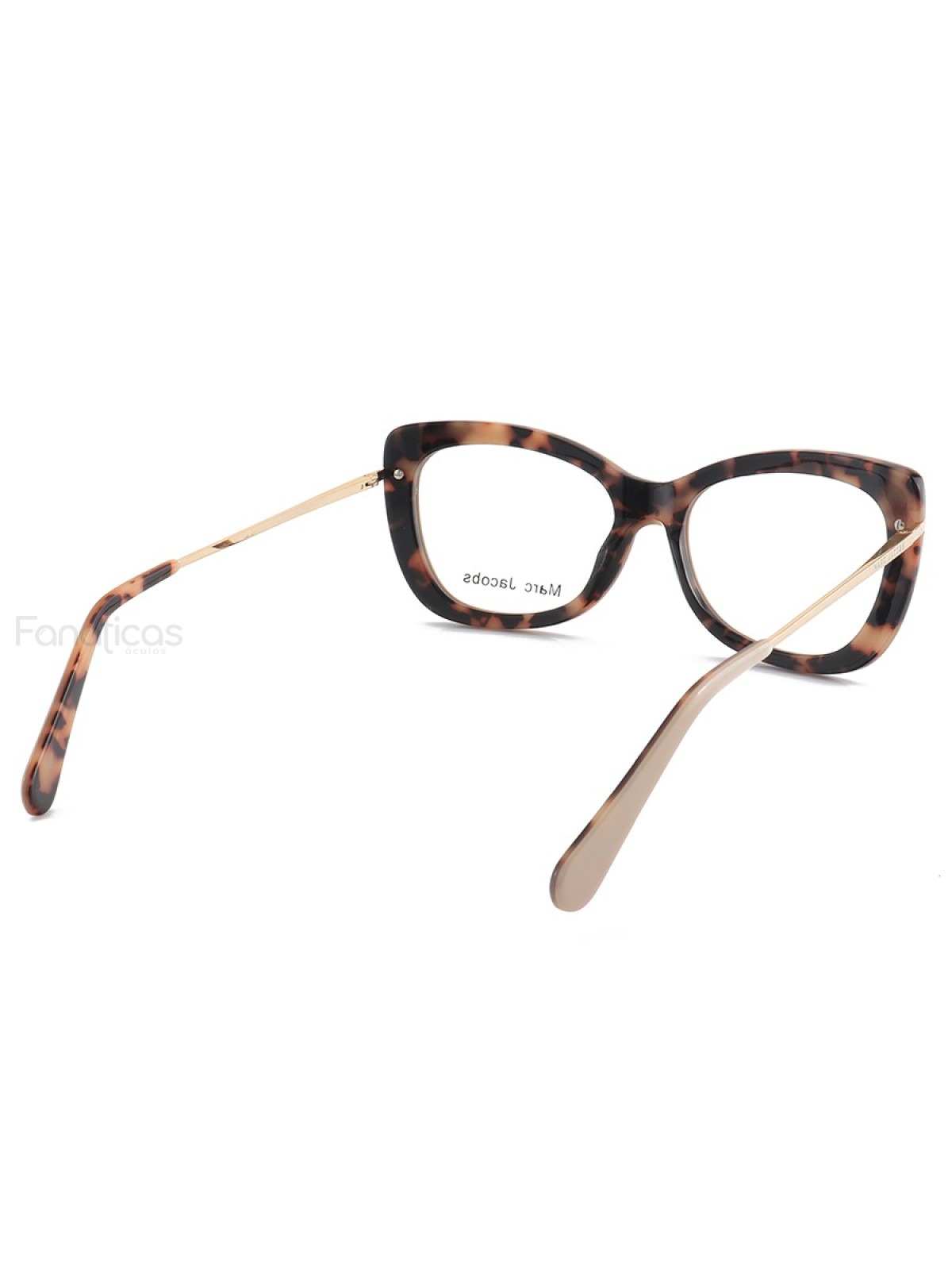 Armação de Oculos Quadrada Mj545 Off-White