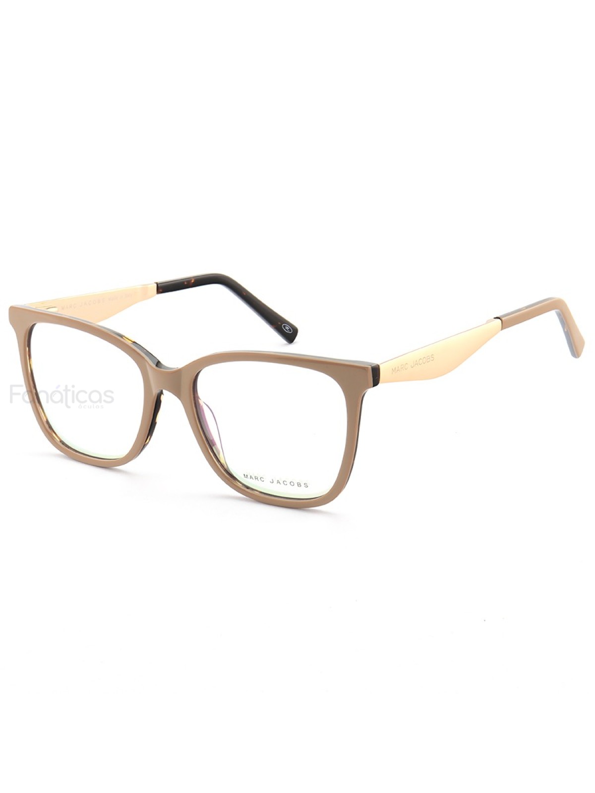 Armação de Oculos Quadrada Mj550 Nude