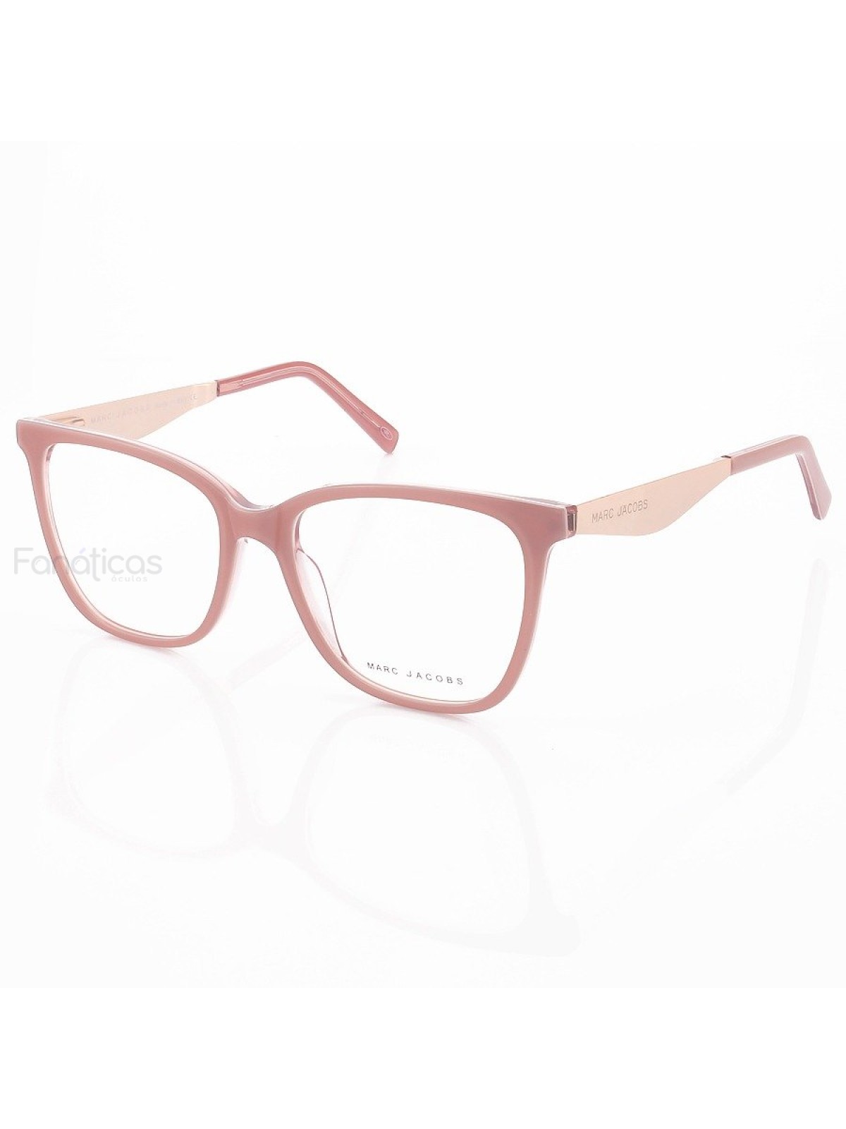 Armação de Oculos Quadrada Mj550 Rose