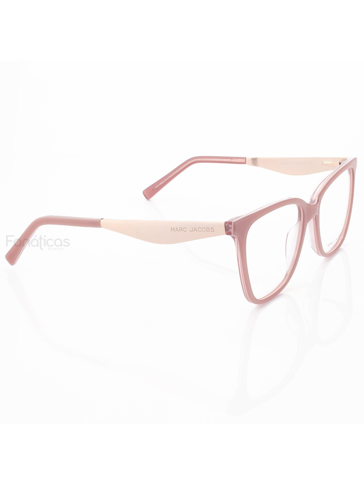 Armação de Oculos Quadrada Mj550 Rose