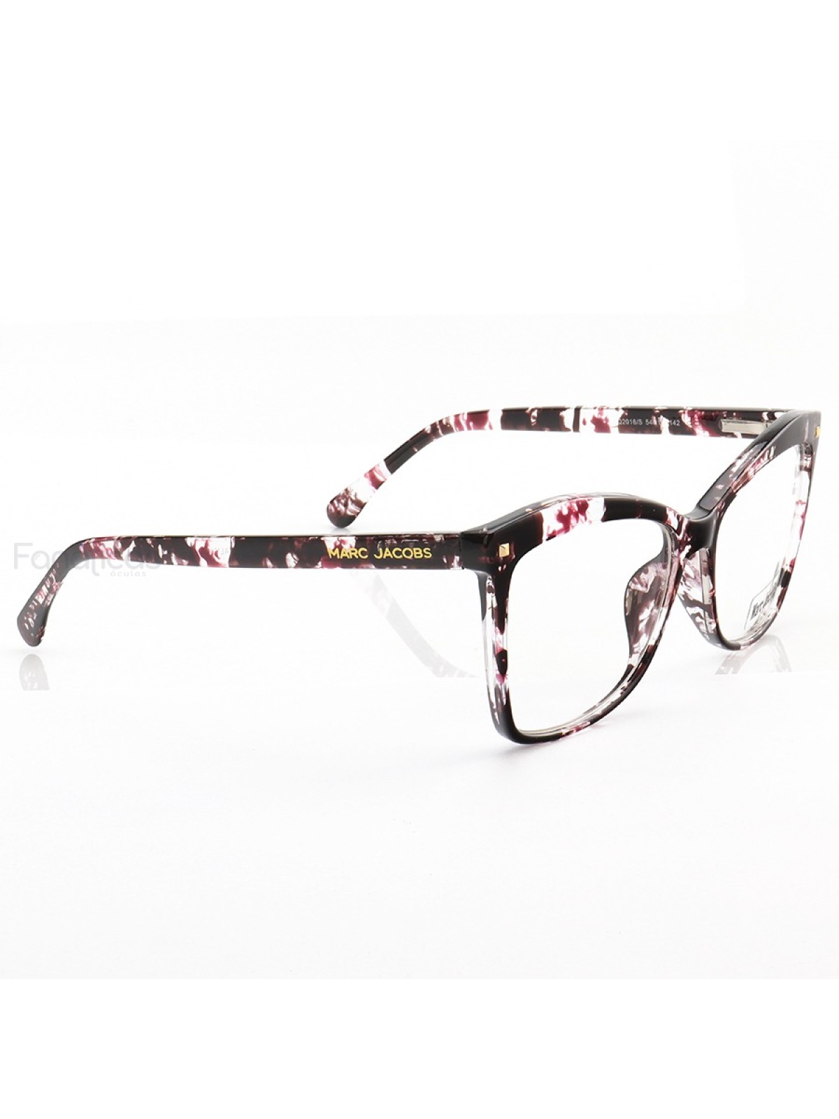 Armação de Óculos Quadrada MJ716 TR Floral
