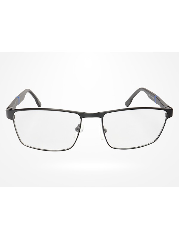 Armação de Óculos 65109 Quadrado Preto e Azul
