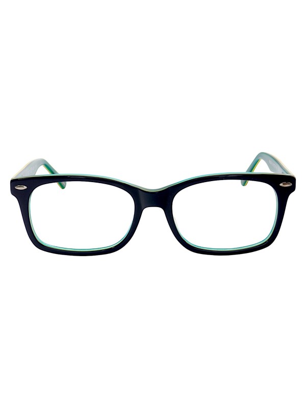 Armação de Óculos Quadrada RB5228 Azul e Verde