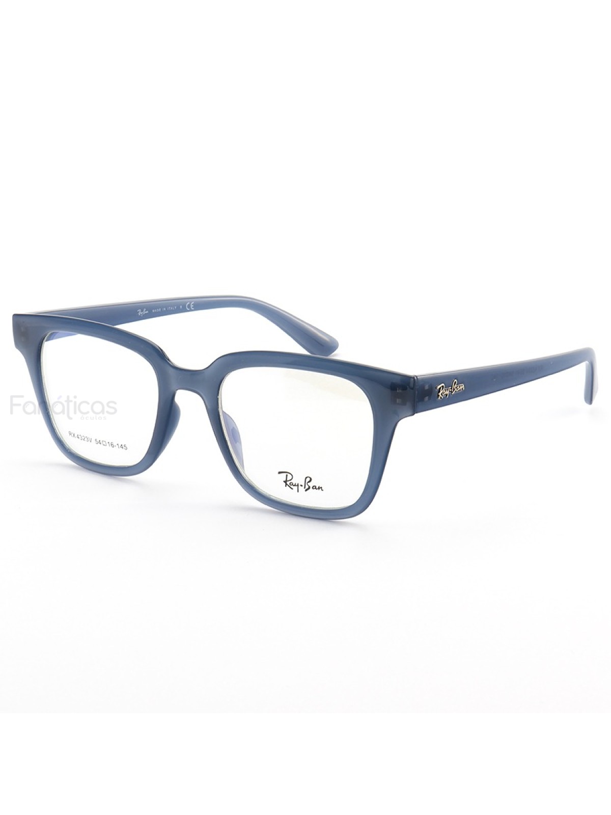 Armação de Óculos Quadrada RX4323V Azul
